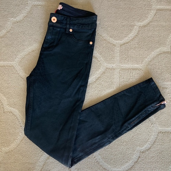 Ted Baker Denim - TED BAKER✨| BLACK WAX FINISH SKINNY JEANS